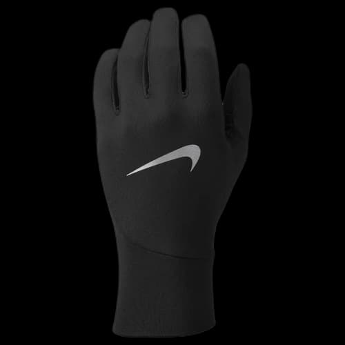 Nike Polyester, Elastane, Nylon, Polyurethane, Polyester Gloves Men's Black