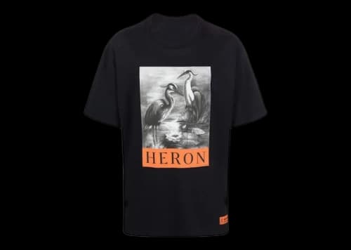 Heron Preston Herons Sketch Oversized T-Shirt Black/White/Orange
