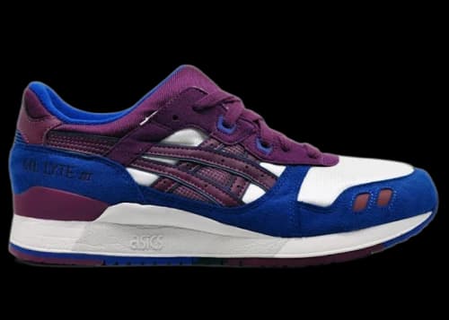 ASICS Gel-Lyte III White Royal Purple