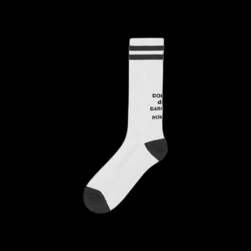 Comme des Garçons Homme Plus Pilled With Lines Socks 'White'