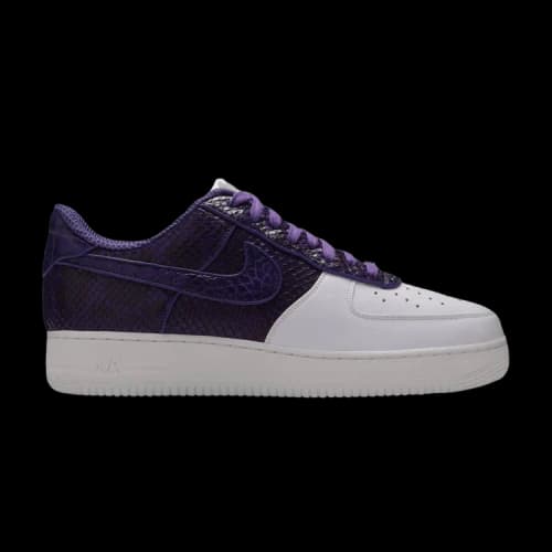 Nike Air Force 1 Supreme '07 'White Purple Crocodile' Sample