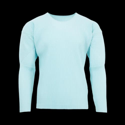 Issey Miyake MC September Long-Sleeve Shirt 'Light Blue'