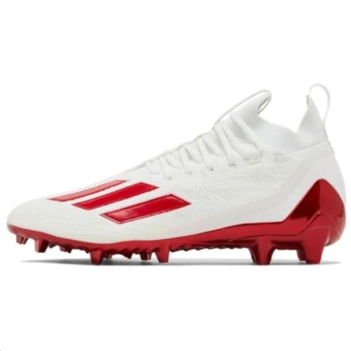 adidas Adizero Primeknit Cleats 'White Team Power Red'