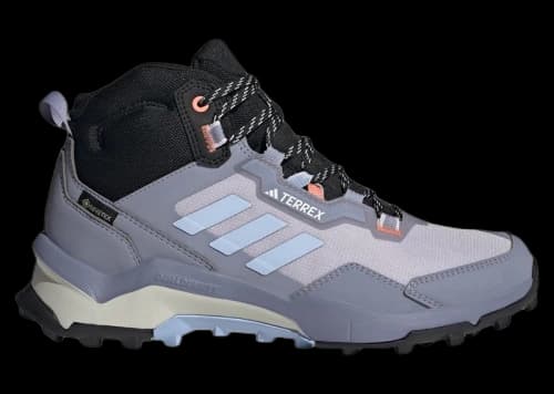 adidas Terrex AX4 Mid Gore-Tex Silver Violet Blue Dawn Solar Gold (Women's)