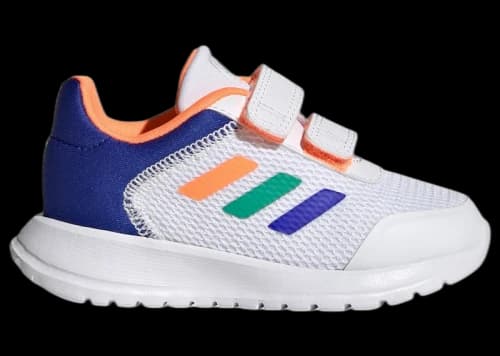 adidas Tensaur White Screaming Orange Lucid Blue (TD)
