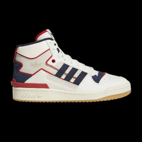 Adidas Forum Exhibit Mid Inside Out White Navy Scarlet