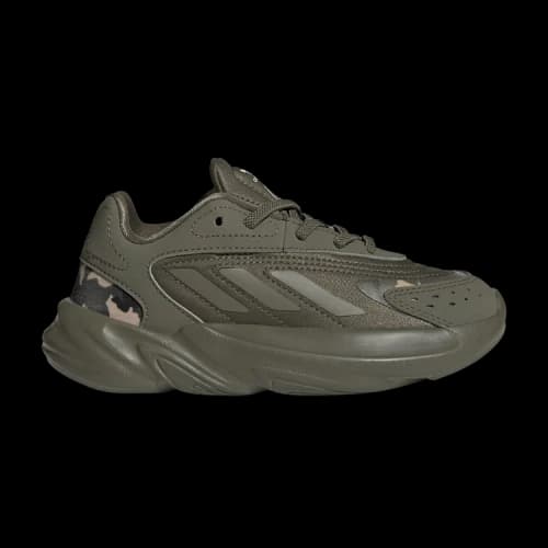 (GS) adidas Ozelia Shoes 'Olive Strata Camo'