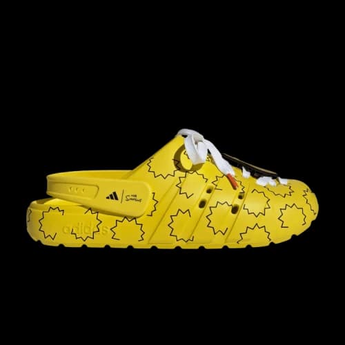 adidas Adilette Clog The Simpsons Yellow Black