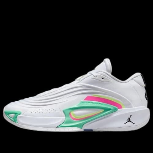 Jordan Luka 3 PF Photo Finish 'White Volt Glow Green Glow Black'