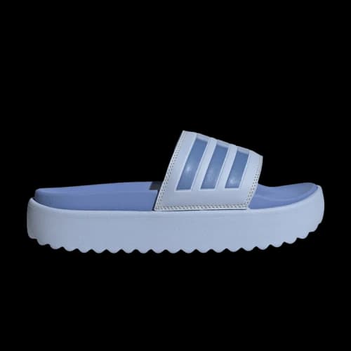 adidas Adilette Platform Slide 'Blue Dawn' (Women's)