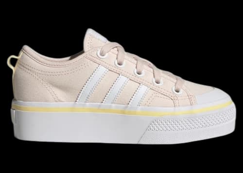 adidas Nizza Platform Wonder Quartz Cloud White Almost Yellow (GS)