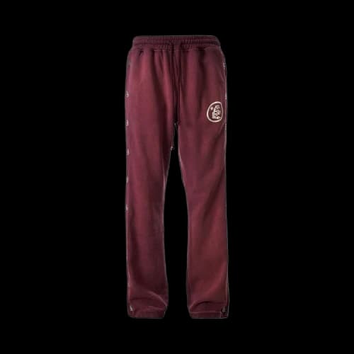 Hellstar Mirror Face Sweatpants 'Burgundy'