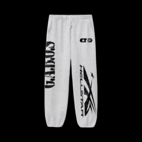 Hellstar G.A.B.O.S Sweatpants 'Grey'