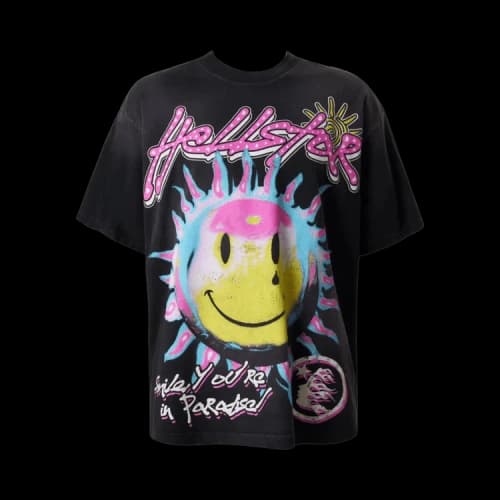 Hellstar Sun Smile T-Shirt 'Black'