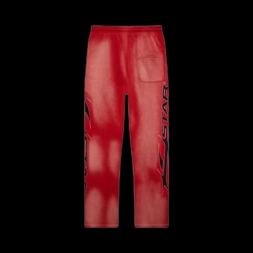 Hellstar Racer Sweatpants 'Red'