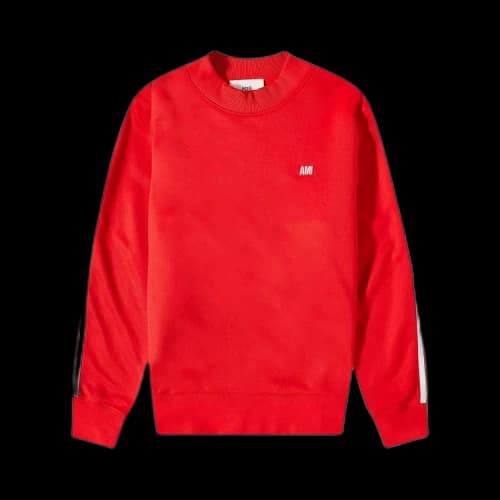 Ami Technical Sweatshirt 'Scarlet Red'