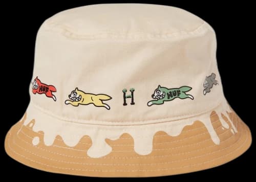 HUF x Ice Cream Running Dog Bucket Hat Natural
