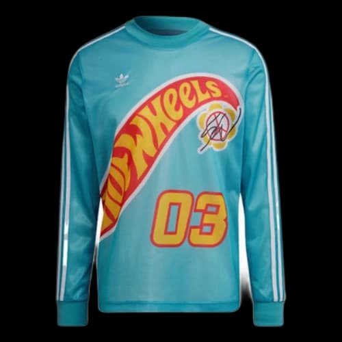 adidas x Sean Wotherspoon x Hot Wheels Long Sleeves T-Shirt 'Blue'