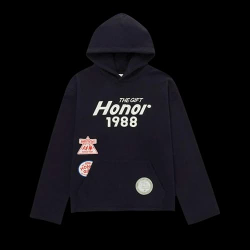Honor The Gift Patchwork Party Hoodie 'Black'