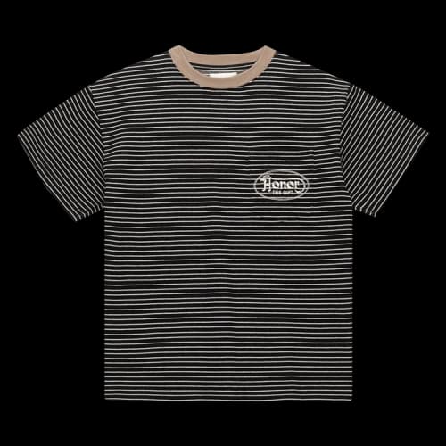 Honor The Gift D-Holiday Striped Short-Sleeve Tee 'Black'