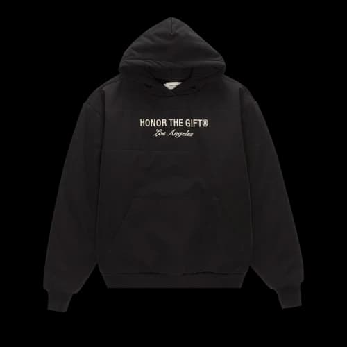 Honor The Gift Colbalt Puff Hoodie 'Black'