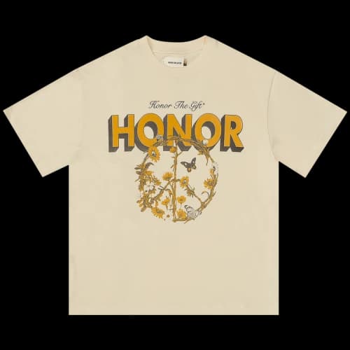 Honor the Gift Honor Peace Tee 'Cream'