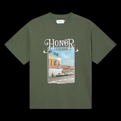 Honor The Gift Our Block Short-Sleeve Tee 'Olive'