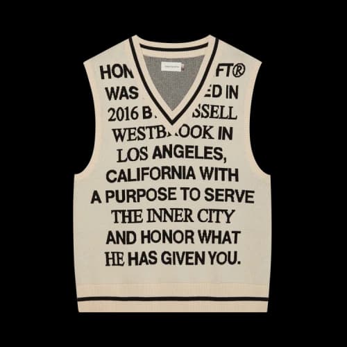 Honor The Gift 2016 Private Vest 'Cream'