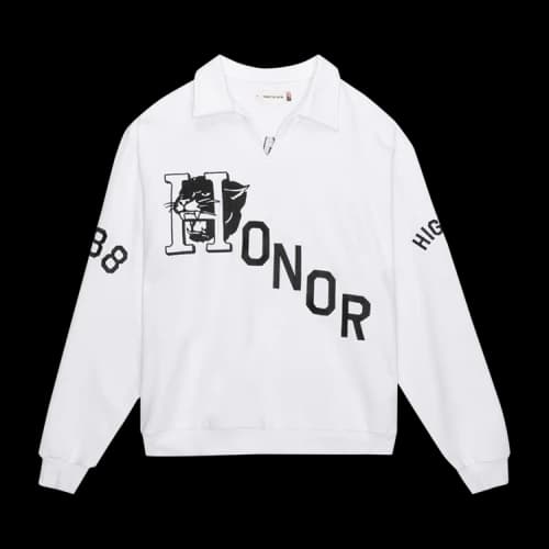 Honor The Gift Mascot Henley Sweater 'White'
