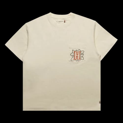 Honor The Gift Floral Pocket Tee 'Bone'