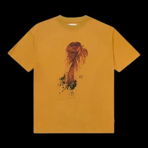 Honor The Gift Leaf Tee 'Mustard'