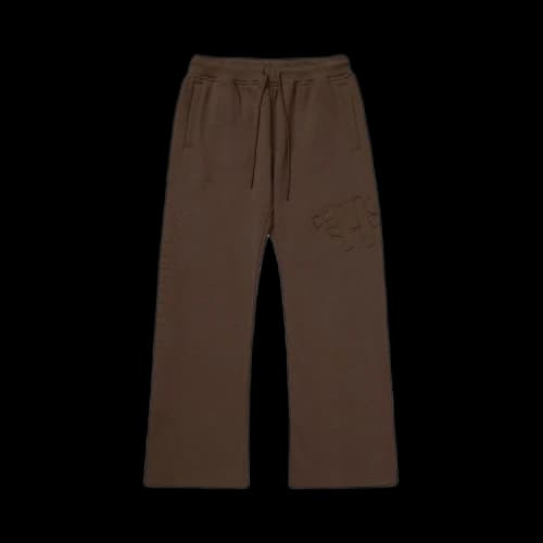Honor The Gift Script Embroidered Sweatpants 'Brown'