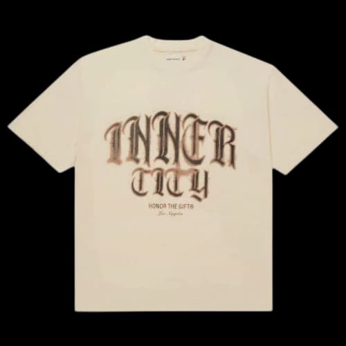 Honor The Gift Stamp Inner City Tee 'Bone'