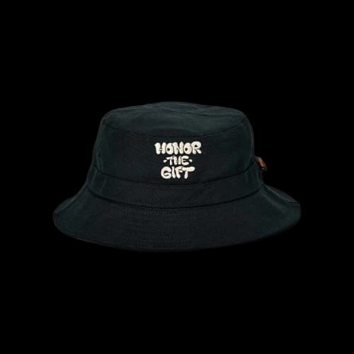 Honor The Gift Script Bucket Hat 'Black'
