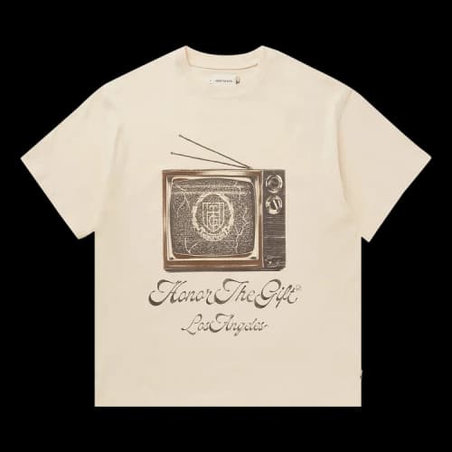 Honor The Gift TV Tee 'Bone'