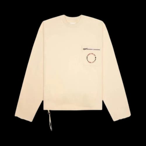 Honor The Gift Pocket Pullover Crewneck 'Bone'