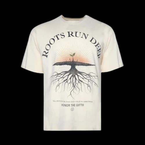 Honor The Gift Roots Run Deep Short-Sleeve Tee 'Bone'