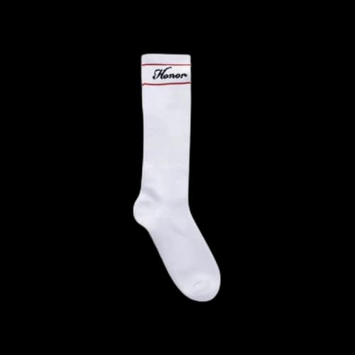 Honor The Gift Honor Striped Ribbed Sock 'White'