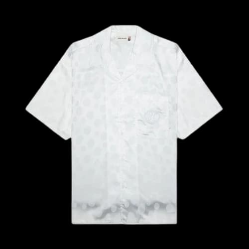 Honor The Gift Polka Dot Camp Shirt 'White'