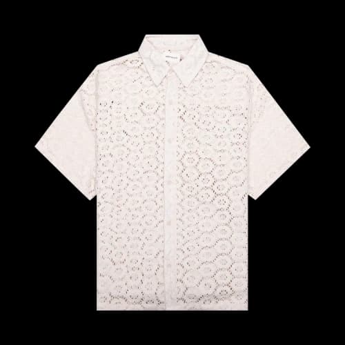 Honor The Gift Crochet Button Up 'Bone'