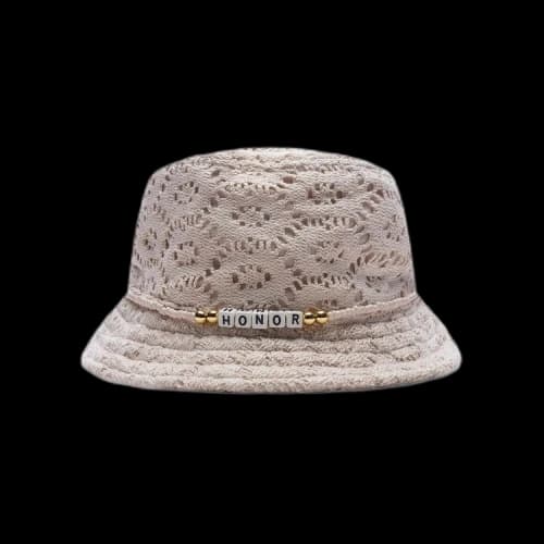 Honor The Gift Friendship Crochet Bucket Hat 'Bone'