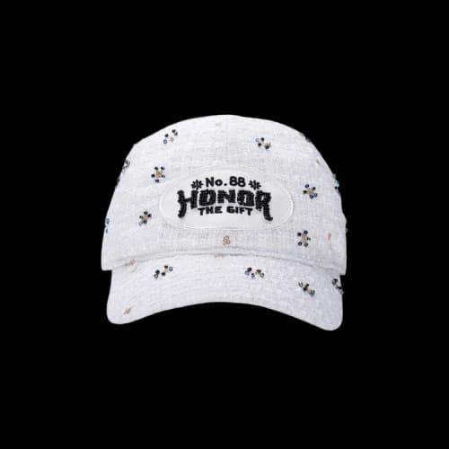 Honor The Gift Beaded 6 Panel Cap 'Bone'