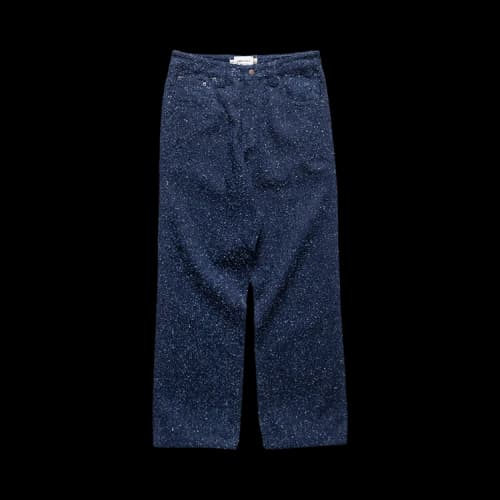 Honor The Gift Nep Yarn Wide Leg Pant 'Blue'
