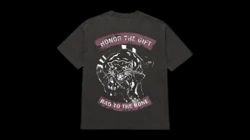 Honor The Gift Bad To The Bone Tee Black