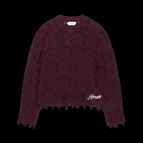 Honor The Gift Cable Sweater 'Berry'