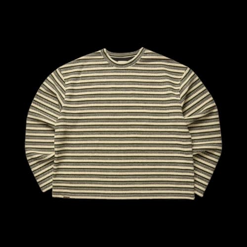 Honor The Gift Speak Striped Crewneck 'Olive'