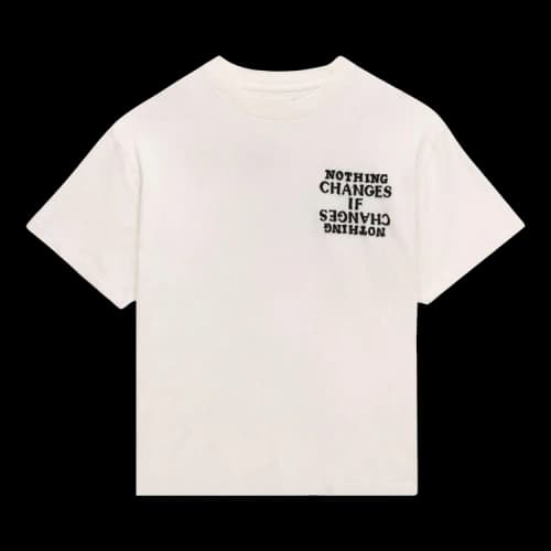Honor The Gift Nothing Changes T-Shirt 'White'