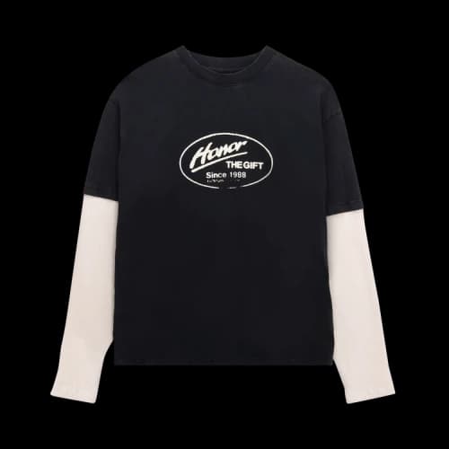 Honor The Gift Just Be Long-Sleeve T-Shirt 'Black'