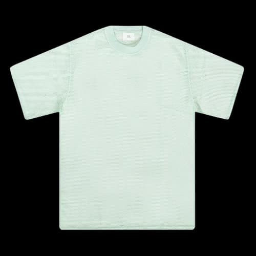 Ami Oversize Mesh T-Shirt 'Aqua'