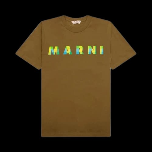 Marni Ghingam Jersey T-Shirt 'Creta'